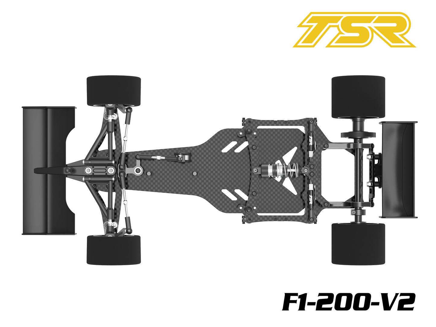 T-SAXO F1-200-V2 High-Performance 1/10 Scale Formula 1 RC Car Kit