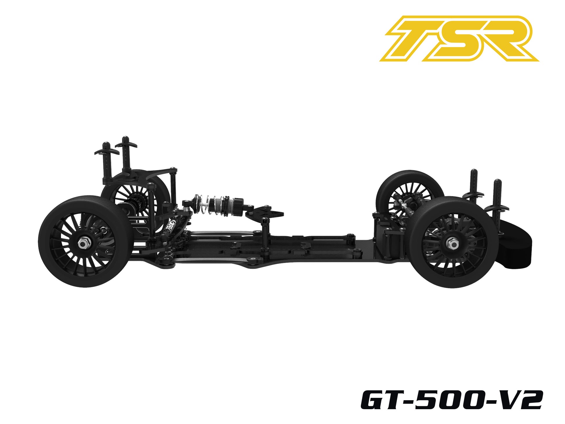 GT-500-V2 1/10 2wd EP on-road Touring Car kit