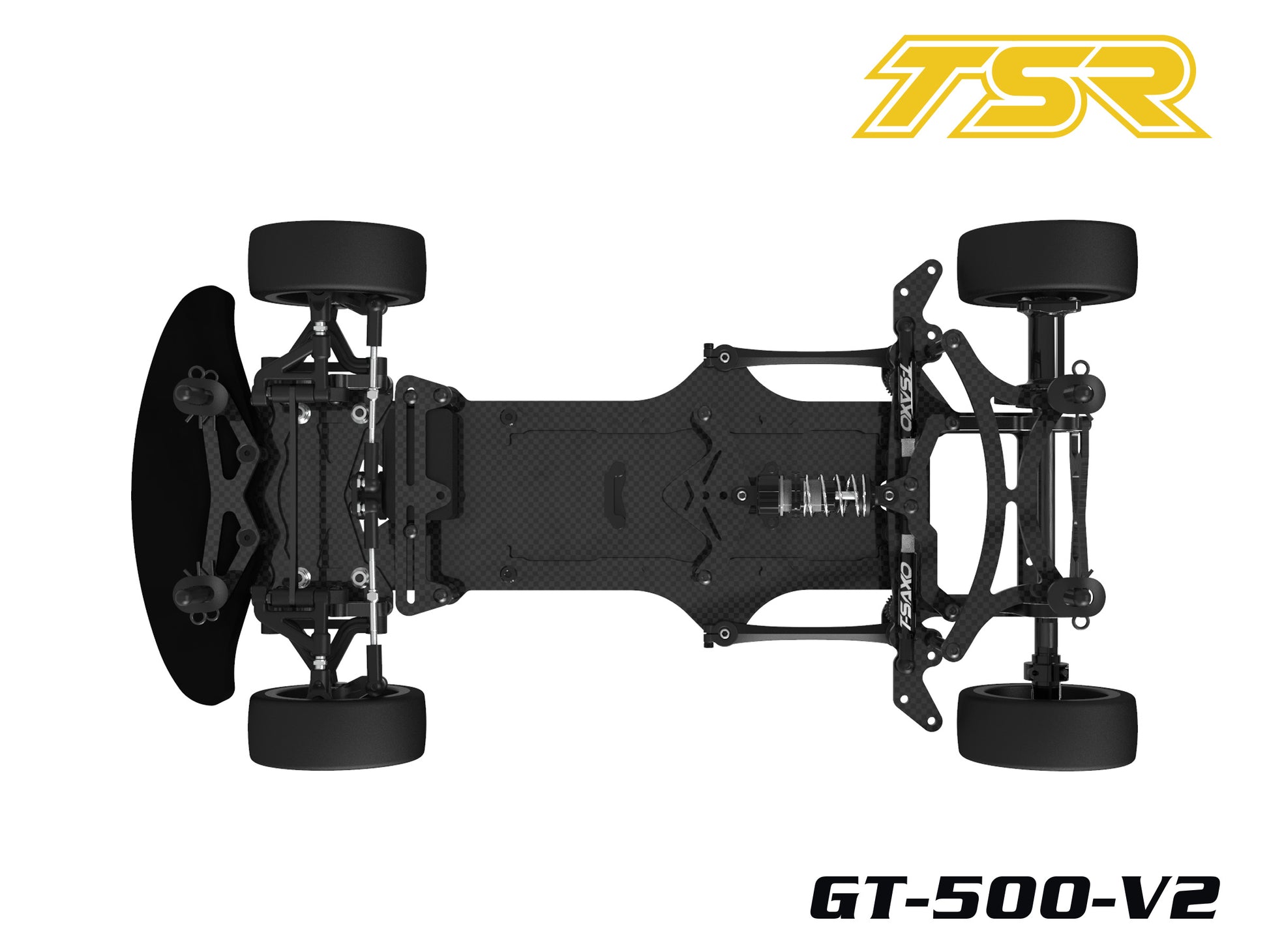 GT-500-V2 1/10 2wd EP on-road Touring Car kit