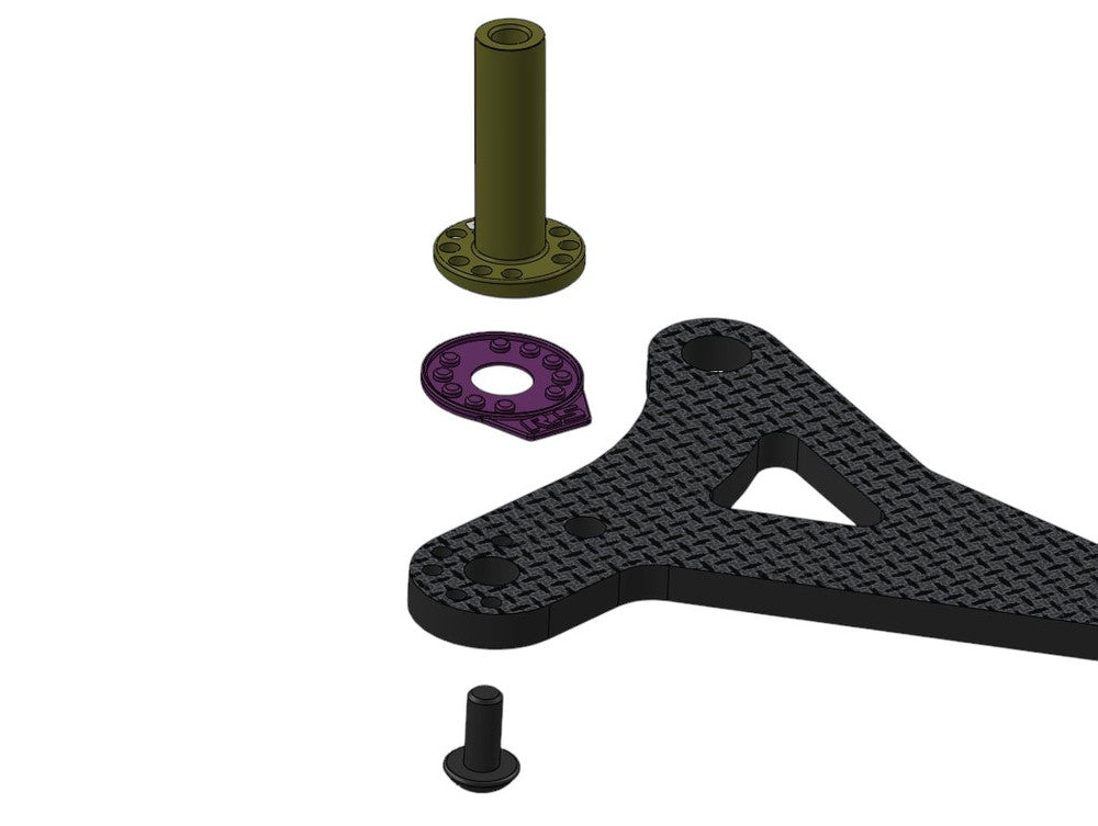 Prodigy RC Precision Camber Caster Wedge Combo Set for Kingpin Tuning