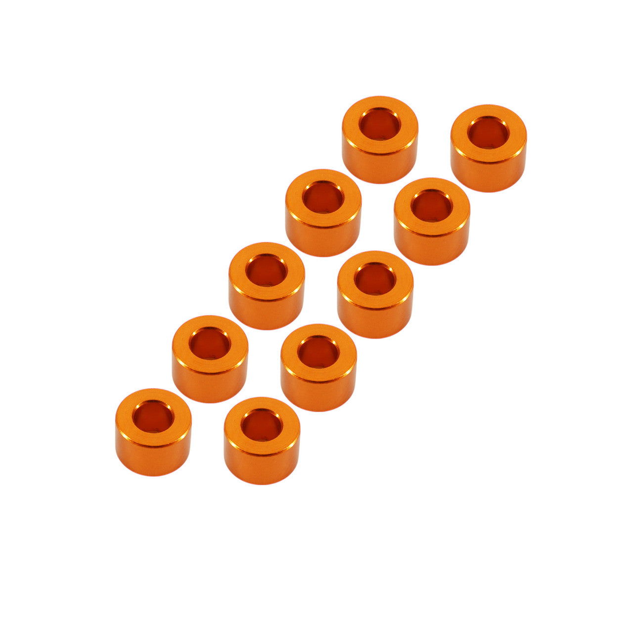 eXcelerate 3x6x4mm Aluminum Shims for RC Ball Studs 12-Pack