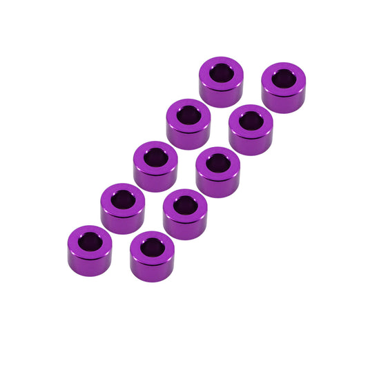 eXcelerate 3x6x4mm Aluminum Shims for RC Ball Studs 12-Pack