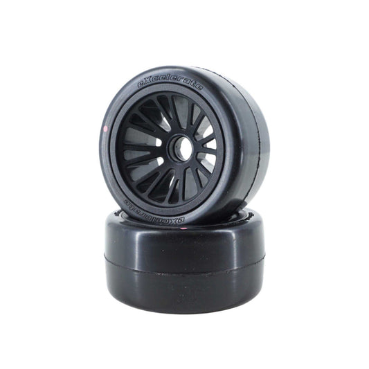 High Performance F1 Pre-Mount RC Front Tyres for Asphalt Racing Surfaces