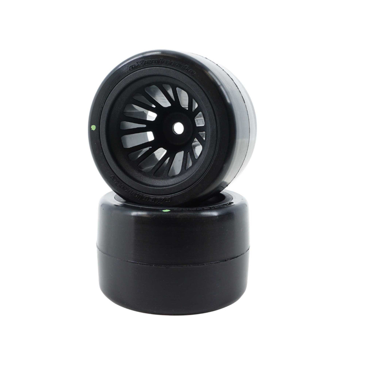 High-Performance F1 RC Pre-Mounted Rear Asphalt Tyres - Optimal Traction & Stability