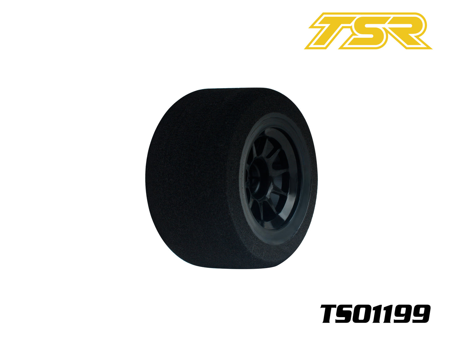 Premium 1/10 Scale Pre-Glued Foam Front Tyres 35Sh for F1 RC Cars