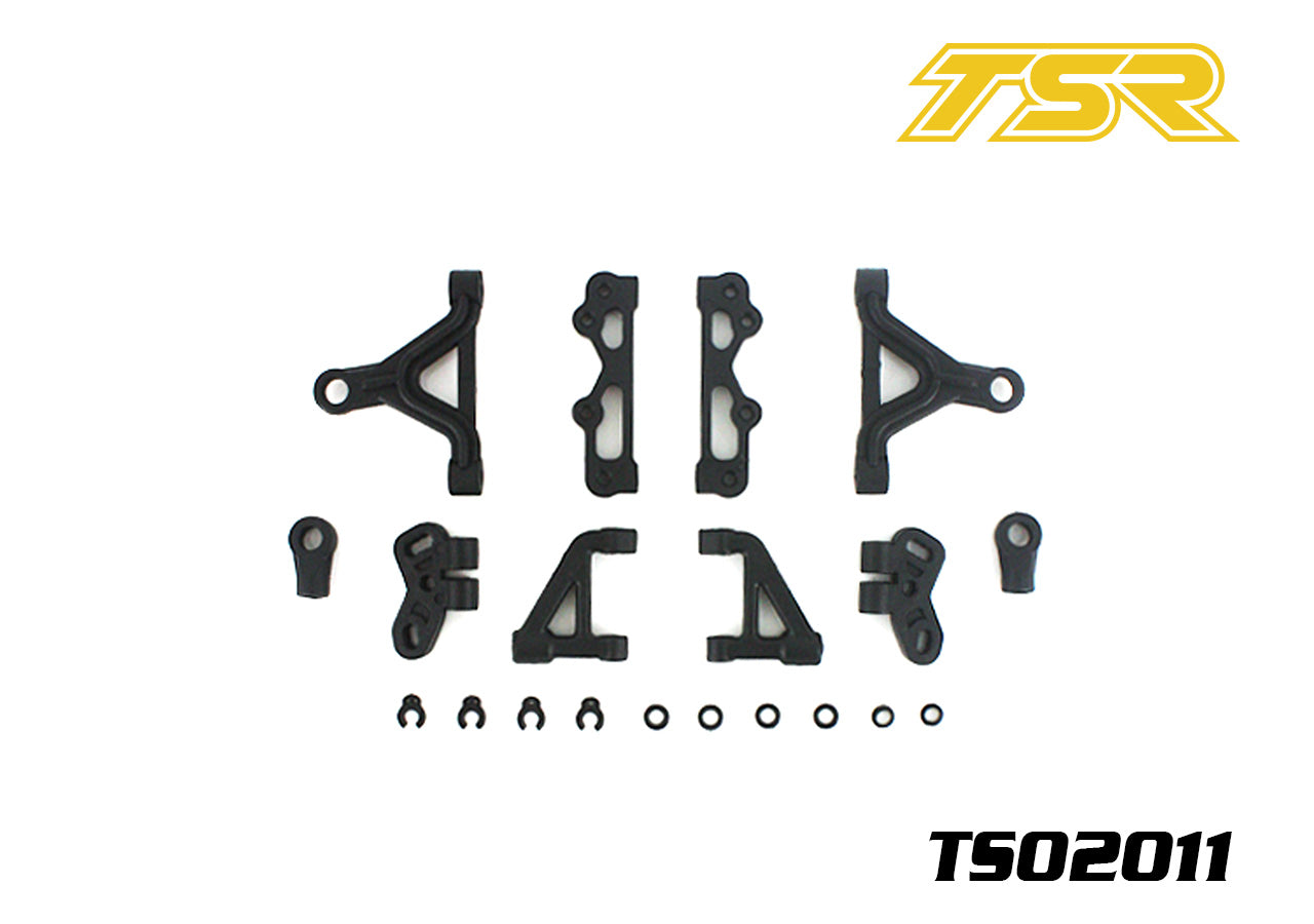 T-SAXO TS02011 GT-500W-V2 RC Front Suspension Plastic Component Kit