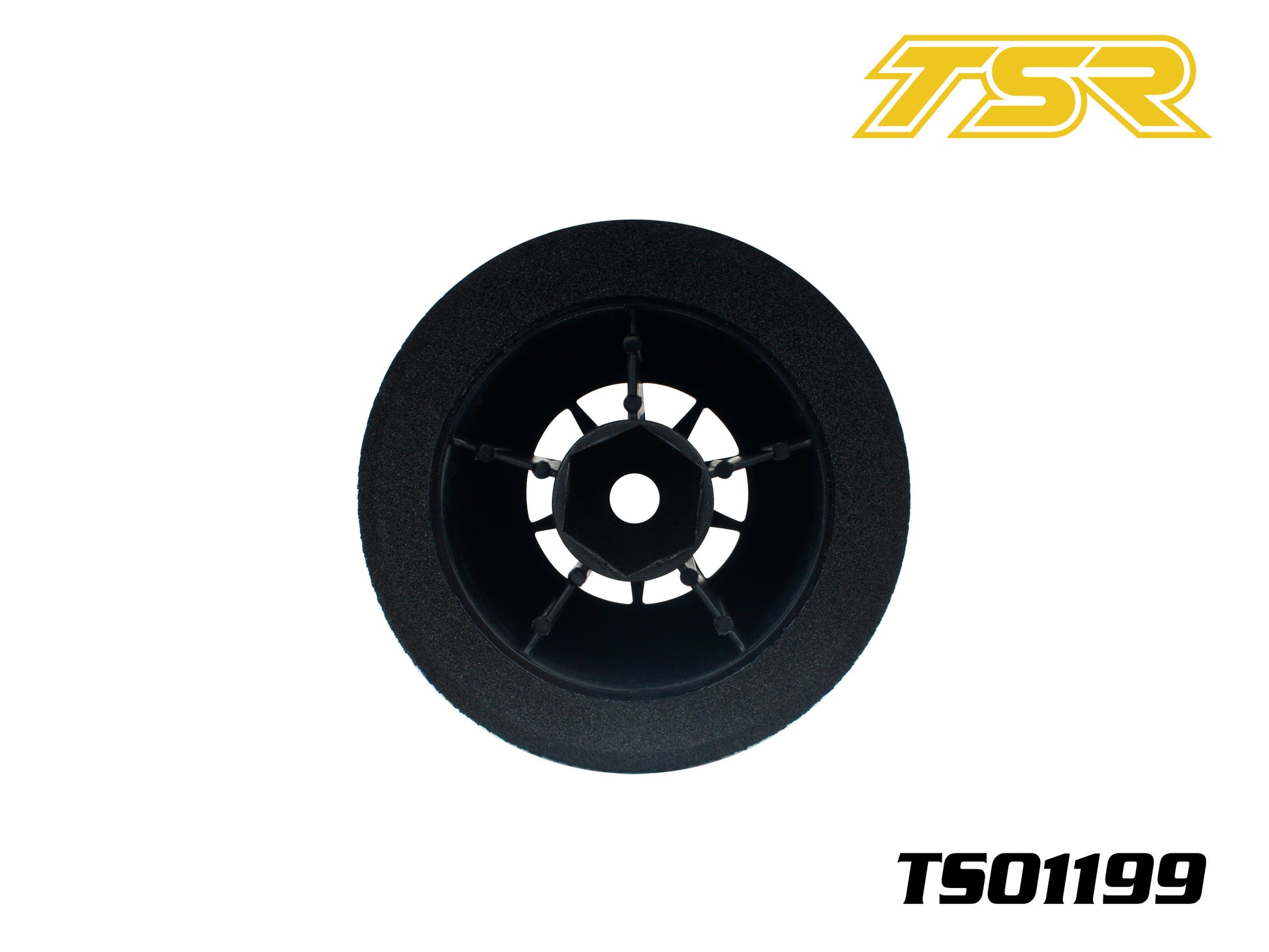 Premium 1/10 Scale Pre-Glued Foam Front Tyres 35Sh for F1 RC Cars