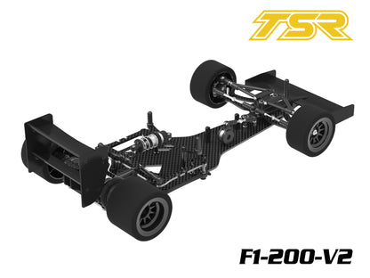 T-SAXO F1-200-V2 High-Performance 1/10 Scale Formula 1 RC Car Kit