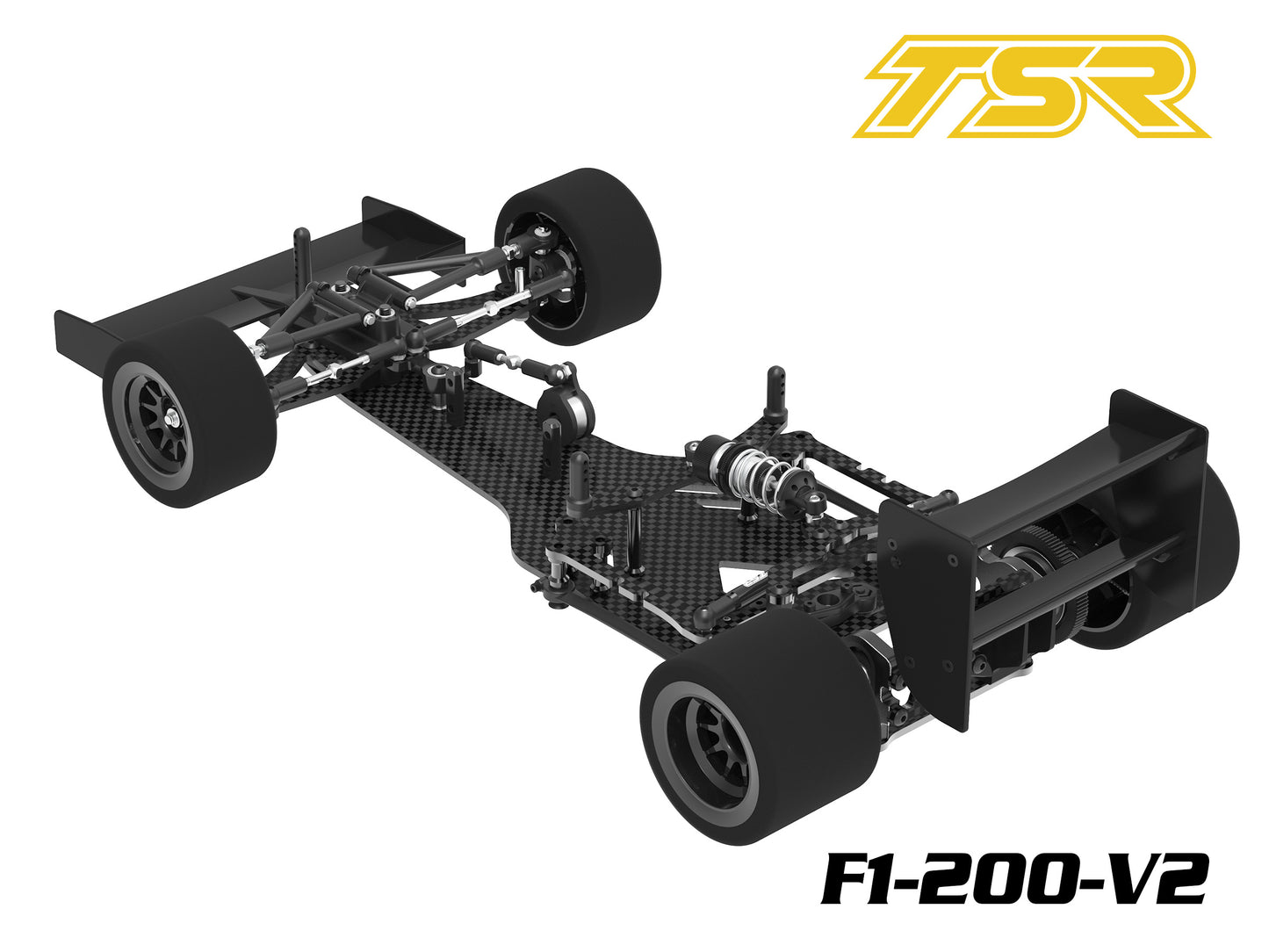 T-SAXO F1-200-V2 High-Performance 1/10 Scale Formula 1 RC Car Kit