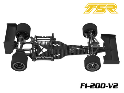 T-SAXO F1-200-V2 High-Performance 1/10 Scale Formula 1 RC Car Kit