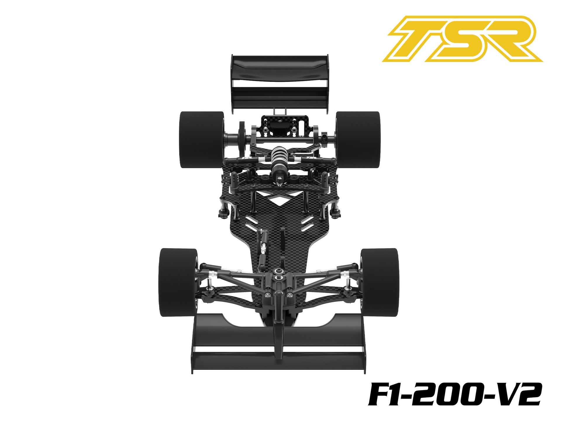 T-SAXO F1-200-V2 High-Performance 1/10 Scale Formula 1 RC Car Kit
