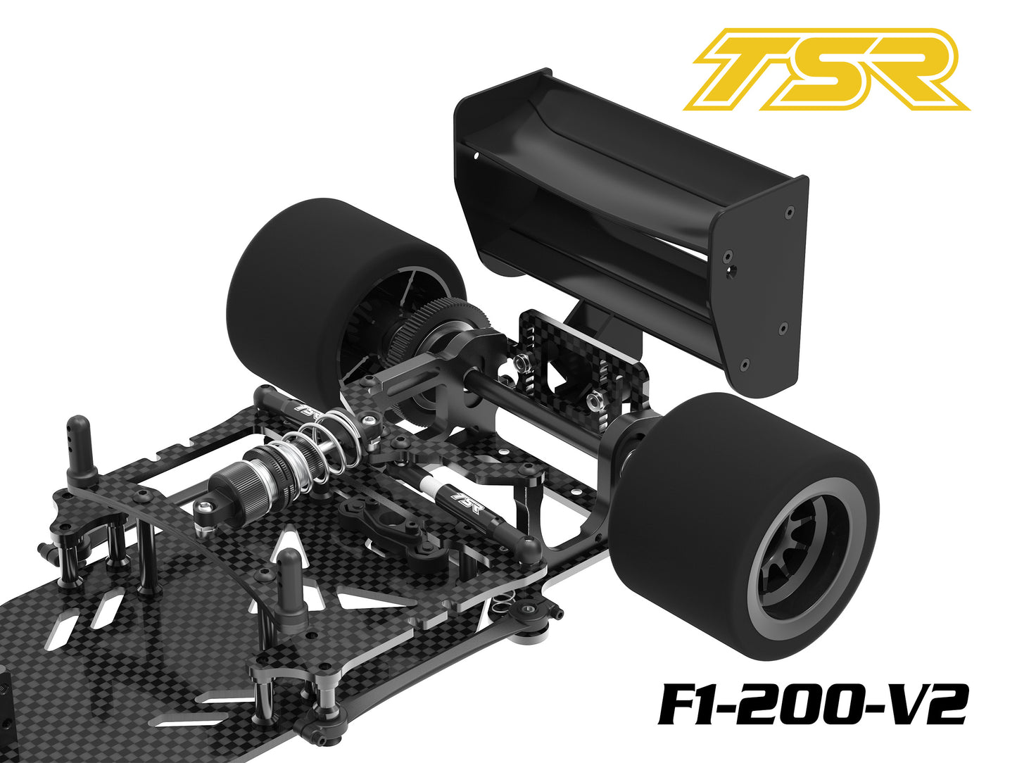 T-SAXO F1-200-V2 High-Performance 1/10 Scale Formula 1 RC Car Kit