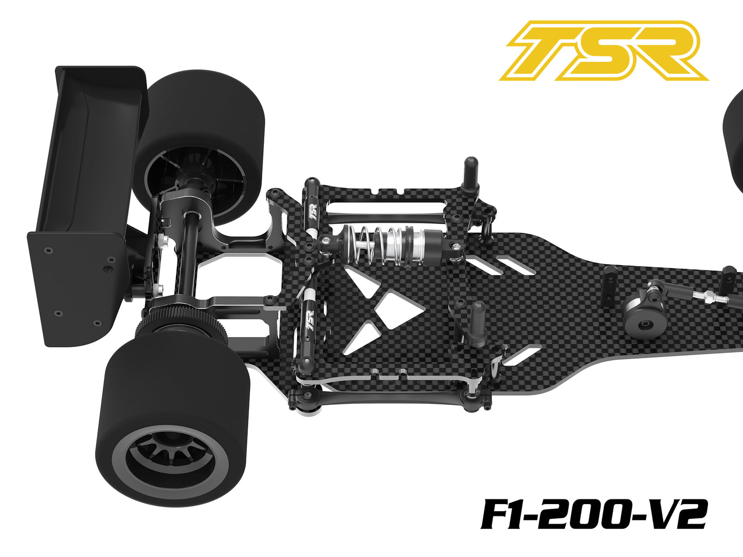 T-SAXO F1-200-V2 High-Performance 1/10 Scale Formula 1 RC Car Kit